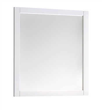 Fresca 36" X 30" Reversible Mount Mirror in White