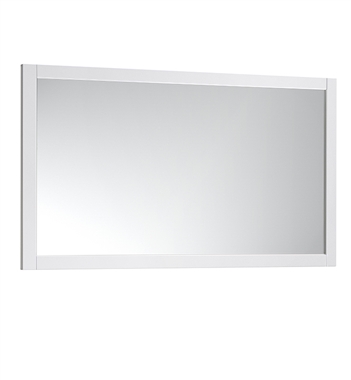 Fresca 48" X 30" Reversible Mount Mirror in White