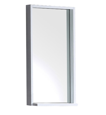 Fresca Allier 16" Mirror with Shelf in White