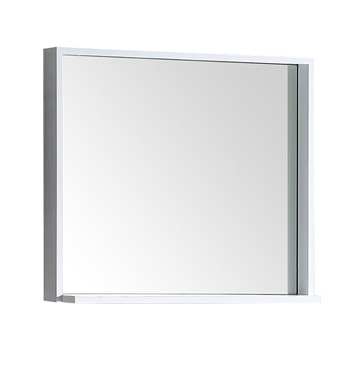 Fresca Allier 30" Mirror with Shelf in White