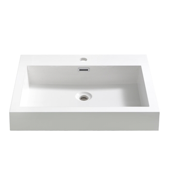 Fresca Nano 24" White Integrated Sink with Countertop